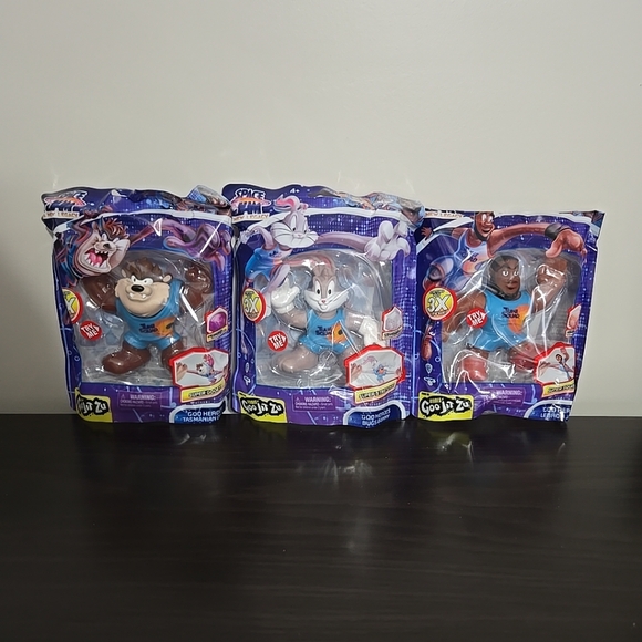 HEROES OF GOO JIT ZU Space Jam A New Legacy Tasmanian Bugs & LEBRON JAMES Set - Picture 2 of 8